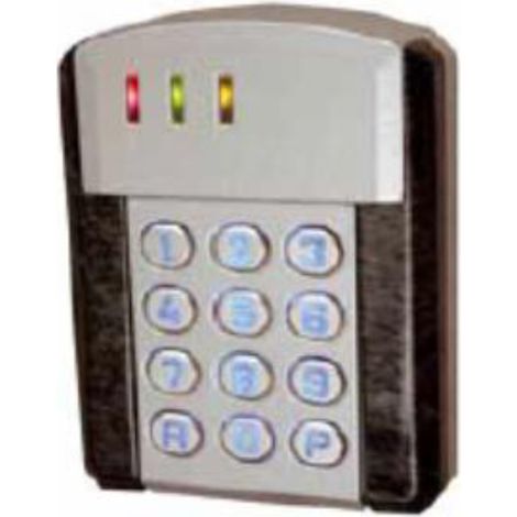 clavier à code - 2 relais - antivandale - avec électronique déportée - acie sun-s