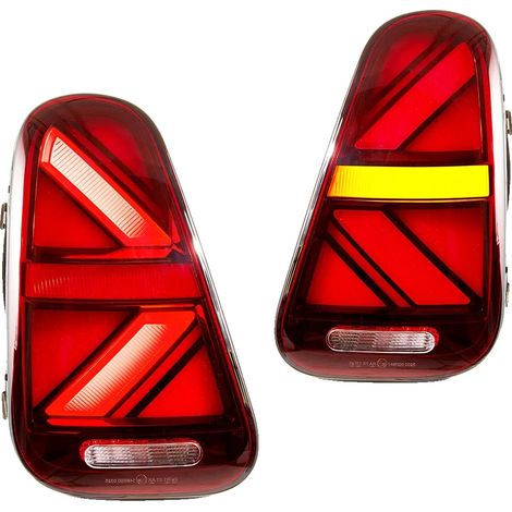 Set di luci posteriori, tecnologia LED, design impermeabile, colore rosso (1/2)