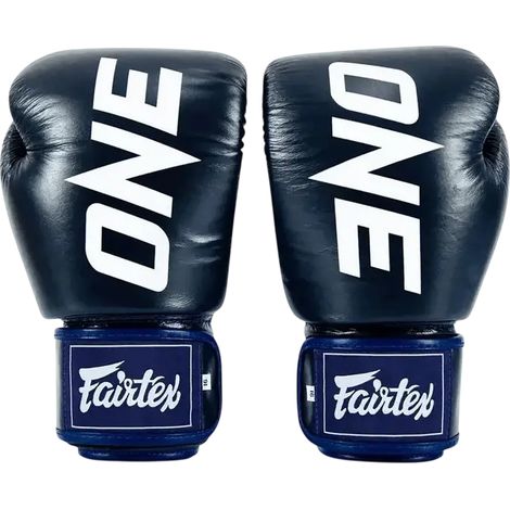 Guantes de boxeo Fairtex One X azules de 14 oz. (1/5)