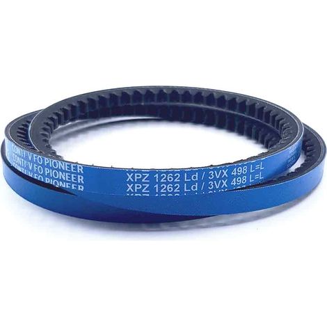 Courroie trapézoidale crantée Contitech Conti V FO PIONEER XPZ1262 Ld / 3VX498