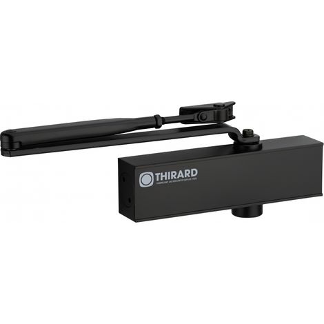 THIRARD - Ferme-porte automatique hydraulique Design force 2 à 4, noir - THIRARD (1/4)