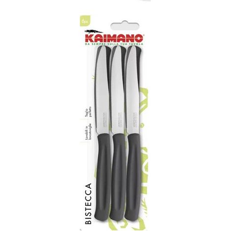 COLTELLI DA BISTECCA manico nero (1/4)