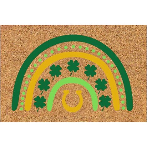 Tapis De Seuil - Flock - Non Glissant - Pour Entrée Intérieure Et Extérieure - 1 Pièce (1/5)