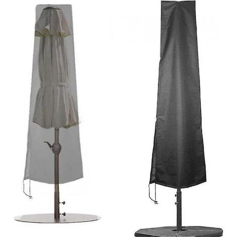 Housse de parasol extérieure anti-poussière, anti-pluie et imperméable pour jardin ou cour (2405757cm) (1/4)