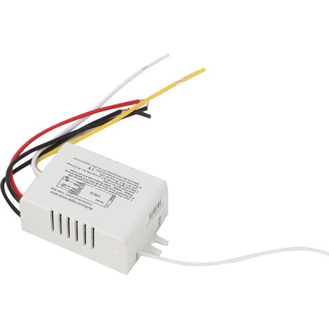 Kit interrupteur sans fil 220V 2 canaux marche arrêt numérique YAM-802 ABS pour lampe murale 1 télécommande 1 récepteur (1/5)