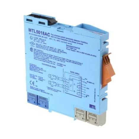 Eaton MTL5018AC MTL 2 galvanic barrier, 2 channels, 8 → 265V AC