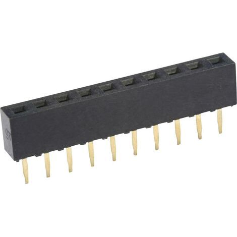 econ connect Barrette femelle (standard) Nbr de rangées: 1 Nombre de pôles par rangée: 10 FHS43S10G 1 pc(s) Y992471 (1/4)