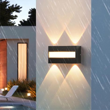Lampe Murale LED Extérieure 3000 K IP65 Aluminium 7 W, 12 L x 5 B x 8 H cm (1/5)