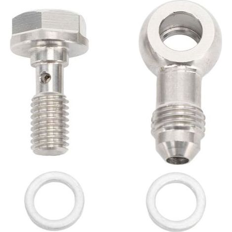 Kit de boulons banjo M8 X 1,25 mm à AN4, raccord en acier inoxydable à haute capacité de charge avec rondelle (1/5)