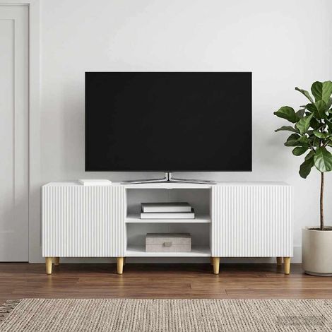 TV-Schränk Weiß 150 x 31 x 50 cm Holzwerkstoff (1/5)
