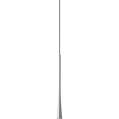 Dafne - Suspension LED blanche 7W 3000K IP20 - Plafonnier LED design minimaliste en aluminium - Alimentation incluse - L.max 190cm