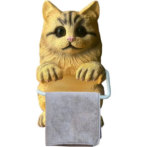 Paper Holder Cat Resin Storage Organizer Toilet Roll Holder (1/5)
