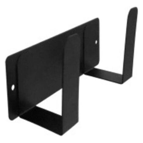Wall-mounted pot lid rack in 304 stainless steel, black. (1/4)