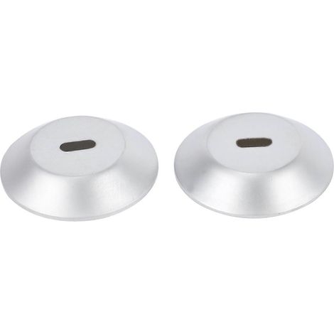 Selbstklebende Sicherheitsplatte mit Schlitz zum Verriegeln von Laptops (2er-Pack, silber) (1/5)