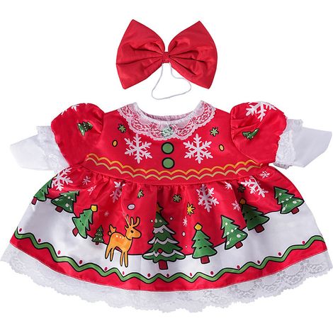 Weihnachtskleidung für eine 58 cm große Gartengansfigur, Veranda-Gänsekleidung (1/5)