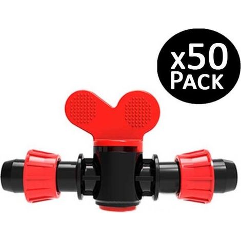 50 Stück Ventil für Tropfbewässerung Band 16mm