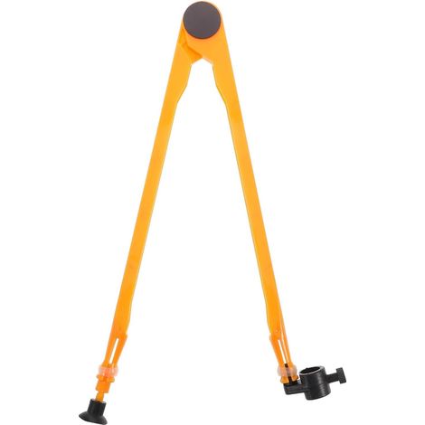 Compas de Dessin Pédagogique pour Tableau Blanc, Plastique  Outil Mathématique pour Classe et Tableaux Noirs, Échelles Haute Précision, Design Portable, Aimant Intégré (1/5)