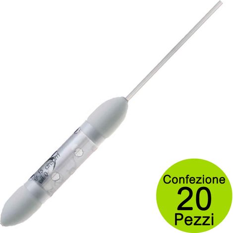 Multipack 20 pezzi bombarde galleggianti pasturatori scorrevoli grammi 20 affondabilità 0