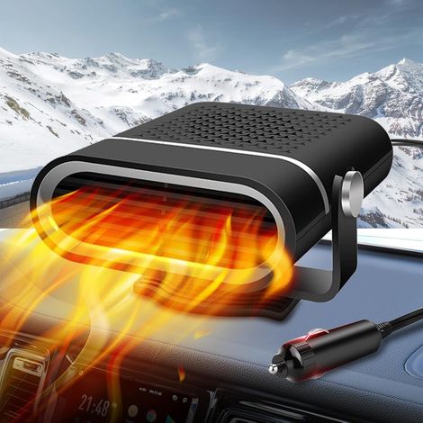 Chauffage de voiture, chauffage de voiture portable 12 V qui se branche sur l'allume-cigare, dégivreur de voiture (1/5)