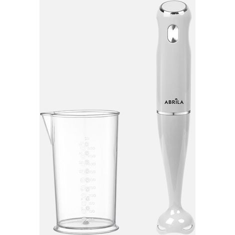 Batidora de mano Tigris 1000W blanca con cuchilla de acero inoxidable