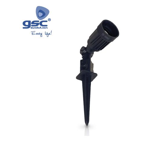 Palo da giardino nero potenza massima 150W IP44 GSC 000700452