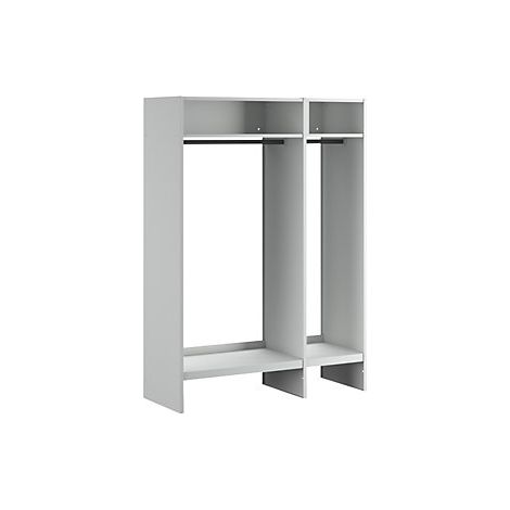 Wolf  Guardaroba aperto  grigio chiaro RAL 7035  con 15 grucce