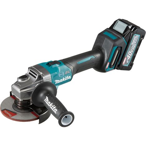 Smerigliatrice Ø 125 mm 40 V max Li-Ion 4 Ah MAKITA - GA005GM201