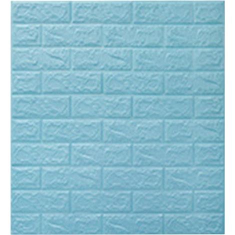 Stickers muraux 3D effet brique, autocollants et imperméables, protègent des chocs, panneaux muraux en mousse imitation brique à monter soi-même pour chambre et cuisine, épaisseur standard 2,5 mm, ble (1/5)