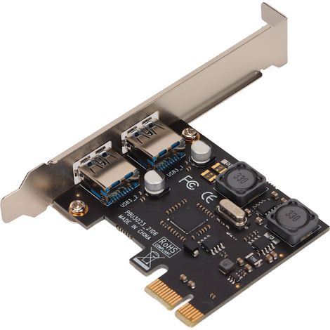 PCIe-zu-USB-3.0-Erweiterungskarte mit integrierter Hochleistungsinduktivität und 2-Port-USB-3.0-Schnittstelle (1/5)