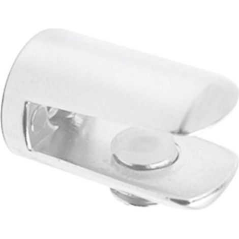 PLACIDO soporte cilíndrico 15mm. para cristal blanco 205 , 0UNIDADES