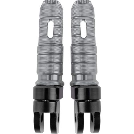 Repasses Avant en Alliage en Alliage en Aluminium, Chevilles à Pied de Moto Convient au MT-03 MT-25 MT-07 MT-09 R3 XJ6, Conçu pour S'adapter à des Années et des Modèles de (Ti Couleur) (1/5)