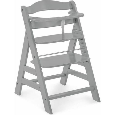HAUCK Seggiolone in Legno per Bambino Evolutivo Alpha+ / grey (1/5)