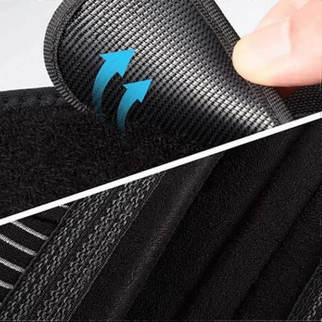 Ceinture lombaire ajustable et respirante pour hernie discale, soutien et soulagement de la douleur (1/4)