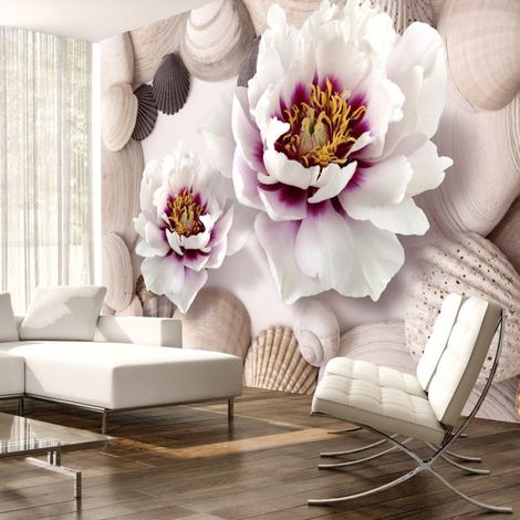 Papier Peint "Flowers & Shells" 140 x 200 cm (1/2)