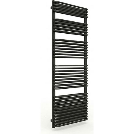 Heizungsbetrieb Handtuchheizkörper - Mattschwarz - Höhe 1260mm Breite 640mm - 1173 Watt - TYT1260/640ZXN (1/5)