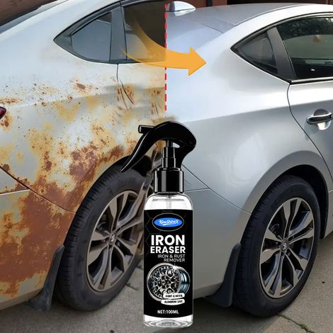 KineShineX Auto Rostentferner entfernt hartnäckige Rostablagerungen von Metallteilen und stellt den Glanz der Felgen wieder her. (1/5)