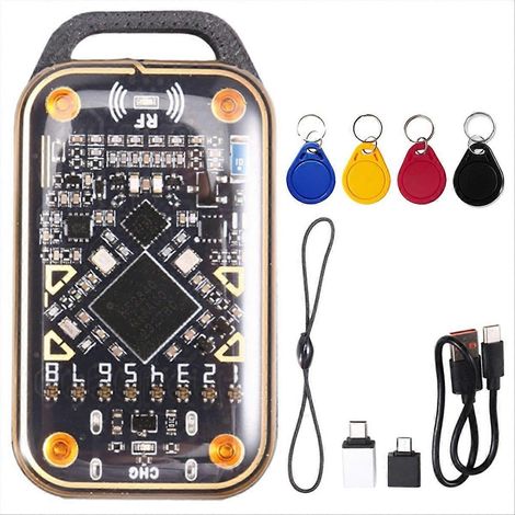 Verbesserter Chameleon Ultra Smartcard-Emulator + RFID-Chip-Lesegerät-Schlüsselanhänger 4XUID 125K 13,56M NFC-Kartendecoder-Duplikator (1/5)