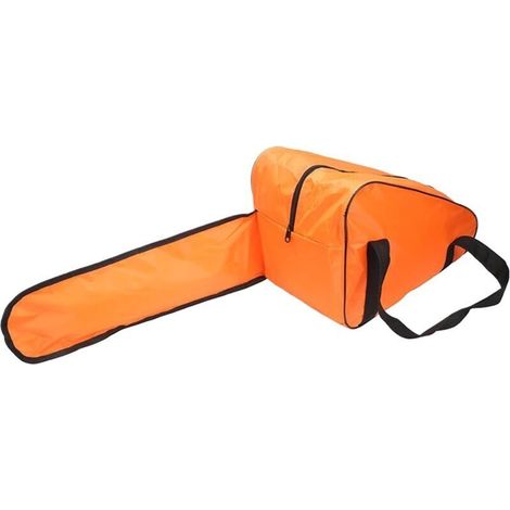 Sac de rangement pour tronçonneuse – Étui de transport étanche en tissu Oxford robuste avec poignée de protection pour outils de jardin pour homme et extérieur, Orange (1/4)