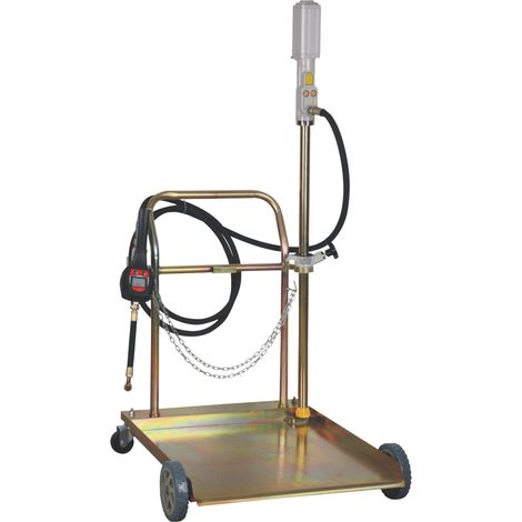 Ensemble pneumatique huile 180-220kg 5:1 avec pistolet digital et chariot 4 roues DRAKKAR - 07147