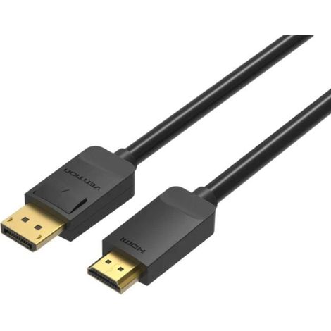 Cableconverter vention hadbh/ displayport male - hdmi male/ 2m/ black