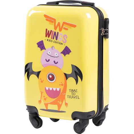 Maleta de cabina rígida Jay Monster de 18" de WINGS KIDS