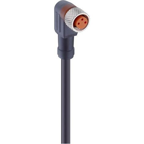 Câble de raccordement capteur/actionneur, M8 femelle, coudé Lumberg Automation RKMWV 3-224/5 M 13178-1 Contenu: 1 pc(s) (1/2)