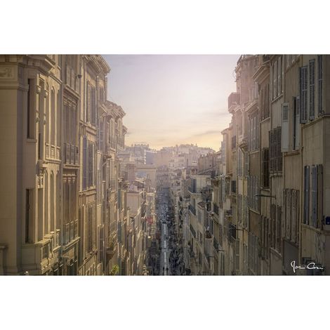 Tableau sur toile rue Estelle 30x45 cm - Impression sur Toile Murale Décorative - Image imprimée en HD sur Toile - Toile sur Châssis en Bois FSC - Fabriqué en France (1/5)