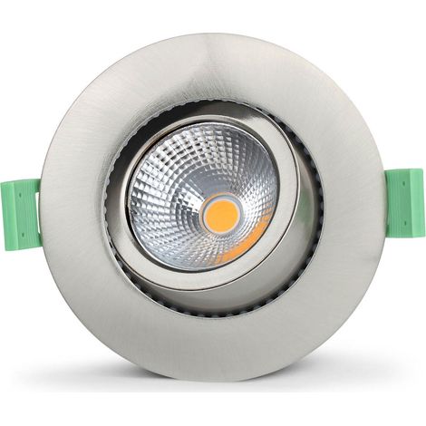 Spot LED encastré, 3000K, 600lm, IP65, à intensité variable, pour l'éclairage d'accentuation des plafonds, jardins, façades ou espaces extérieurs.-AquaForge (1/4)