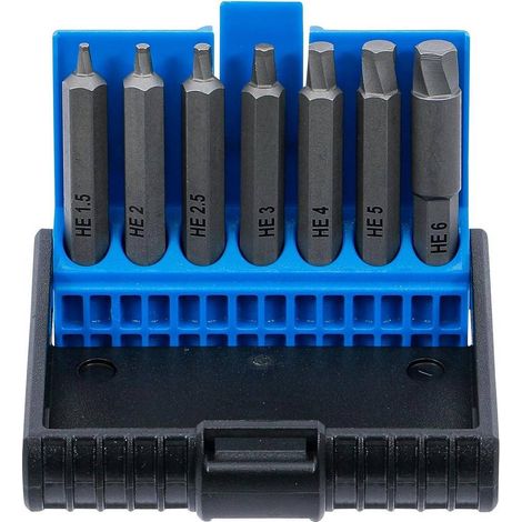 Jeu d Extracteurs de Vis 7 pcs 1,5-6 mm - Pour Six Pans Intérieurs Défectueux - Réparation Facile et Rapide - D-Work