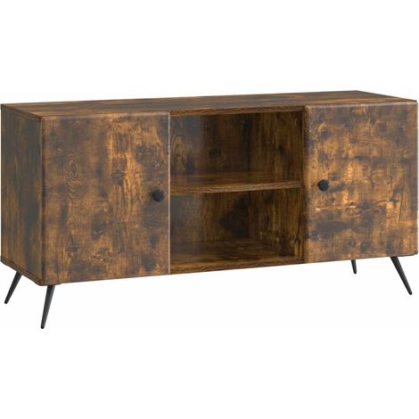Mobile TV Rovere Fumo 102 x 34,5 x 50 cm Legno ingegnerizzato vidaXL