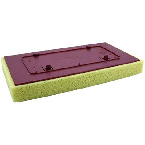 RICAMBIO SPUGNA cm 17 x  34 col. marrone