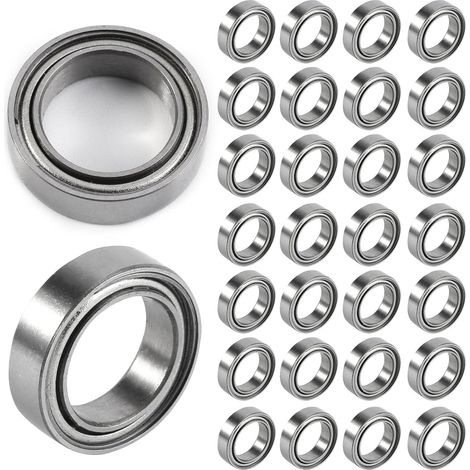 30 Stück 6700ZZ Kugellager 10x15x4mm doppelt abgedichtete Dünnwand-Miniaturkugellager, Dünnwandkugellager (1/5)