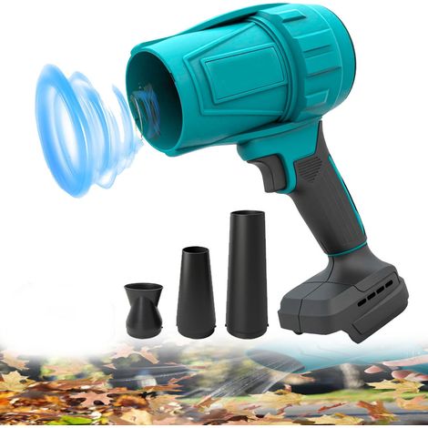 Akku-Laubbläser, tragbar, ohne Akku, kompatibel mit Makita BL-Akkus, für Terrassenreinigung, Trocknung, Camping, Laubblasen, Auto, Schnee und Staub