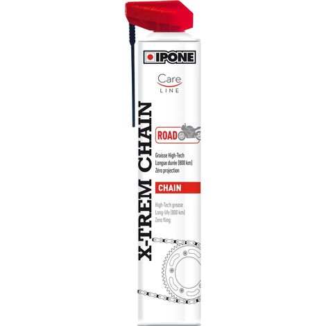 Lubricante para cadena Ipone X-Trem Road 750ml Careline Blanco CBR YZF-R1 R6